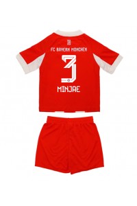Fotbalové Dres Bayern Munich Kim Min-jae #3 Dětské Domácí Oblečení 2025-26 Krátký Rukáv (+ trenýrky)